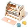 thumbnail image 4 of Educational Wooden Shape Sorter Drum Sensory Toy for Toddlers Early Learning Activity Center with Rotating Design Fine Motor Skills Development, 4 of 6