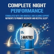 Sleep Supplement - EVLution Nutrition Sleep Aid with Z-Matrix for Muscle Recovery - Sleeping Pills Mineral Complex with Zinc, Magnesium & L-Theanine - EVL Z-Matrix 240ct Capsules