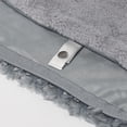 thumbnail image 4 of ABQ, Weighted Blanket Duvet Cover Little Rose Gray (40”x60”), Gray, Rose Swirl, 4 of 7