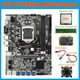thumbnail image 2 of Placa base B75 BTC Mining + CPU + ventilador + DDR3 4 GB 1600 Mhz RAM + 128 G SSD + cable SATA + cable de interruptor LGA1155 8X negro, negro, 2 of 5