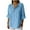 Blue, variant on ZQUUVOU Women's T-Shirt V-Neck Cotton Linen Henley Shirt with Pocket (Navy,M)