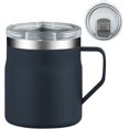 thumbnail image 1 of Tasse à Café en Acier Inoxydable - Récipient à Boisson 450ml, Tasse de Voyage Extérieure, pour Étudiants de Bureau Conducteurs Gym Quotidien Camping Randonnée Pique-Nique Plage Sports Voyage Barbecue Jus Boissons, 1 of 7