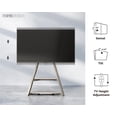 thumbnail image 5 of FITUEYES Design Corner TV Stand for 32 43 50 55 65 Inch TV, Rolling TV Stand for Bedroom, Living Room, Study Room and More, Mobile TV Stand with Wooden Storage Shelves, Eiffel Series., 5 of 6