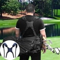 thumbnail image 3 of fastboy Sac de Golf à Double Bandoulière avec Sangle Rembourrée Réglable Sac à Dos Réutilisable Épais Confortable Remplaçable Bleu, 3 of 4
