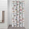thumbnail image 2 of White Princess Fairy Castle Pattern Shower Curtain 36"x72" ,Bathroom Decorative Shower Curtains Set with 12 Hooks,Modern Waterproof Washable Shower Curtain, 2 of 6