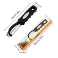thumbnail image 3 of Kaireo Less than $5 Direct Selling Stainless Steel Peeler,Swivel Vegetable Peeler Potato Peeler with Remover Veggie Peeler with Sharp Stainless Fruit Peeler with Comfortable Handle for Kitchen, 3 of 8