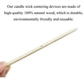 thumbnail image 2 of 50PCs Single-Hole Wood Candle Wick Centering Devices Wooden Candle Wick Holder Wick Setter Candle Wick Centering Tool for DIY Candle Making Candle Making Supplies Accessories, 2 of 4