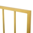 thumbnail image 5 of Headboard, Queen Size, Metal Steel, Gold, Modern Contemporary Urban Design, Bedroom Master Guest Suite, 5 of 7