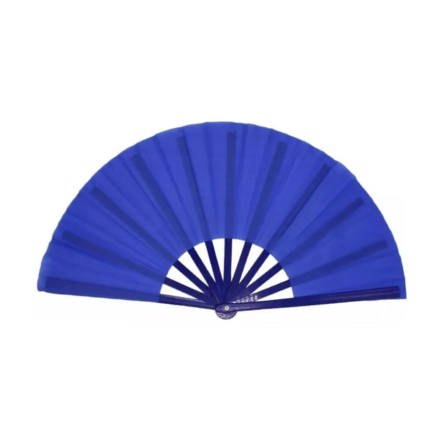 Abanico Grande Pericón El Que Truena Al Abrir Muchos Colores azul