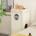 thumbnail image 4 of Costway 4-Story Cat House 39'' Cat Condo with Scratching Posts & 4 Soft Plush Cushions Natural, 4 of 11