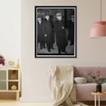 thumbnail image 3 of Historic Framed Print, Rabbi Abram Simon funeral, 12/28/38 - 3, 17-7/8" x 21-7/8", 3 of 9