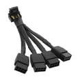 thumbnail image 1 of For GPU RTX4090 RTX4080 4X8 Pin PCI-E to 16 Pin Graphics Card Power Cable 12VHPWR Connector Elbow C, 1 of 5