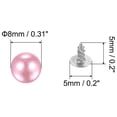 thumbnail image 2 of REGALWOVEN Pearl Rivet Studs Kit Rivets Pearls Buttons DIY Vase Fillers Wedding Decoration Pink, 2 of 6
