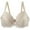 Beige, variant on Seductiva Womens Seamless Wireless Supportive Bra Women's Strap Bra Set Women's Sexy Big Tight Classic Bra Set Women's Comfort Bra Push Up Full Coverage Comfort T-Shirt Bra