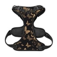 thumbnail image 5 of Lsque Modern Golden Butterfly Dog Harness, No-Pull Pet Harness with 2 Leash Clips, Adjustable Soft Padded Dog Vest with Easy Control Handle for Large Dogs-Large, 5 of 9