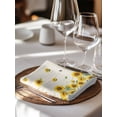 thumbnail image 6 of Sunflower Cloth Napkins Set of 4 Reusable Dinner Napkins, Farm Botanical Floral Retro Bee Cocktail Napkin Washable Table Napkins for Wedding/Holiday Party/Baby Shower 20"x20", 6 of 7