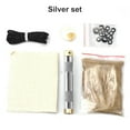 thumbnail image 4 of Naiovety Kit de pistón de fuego de latón, tubo para hacer llamas, tubo de compresión de aire, emergencia, Camping, bosque, herramientas de Kits de desorden para acampar Plata, 4 of 6