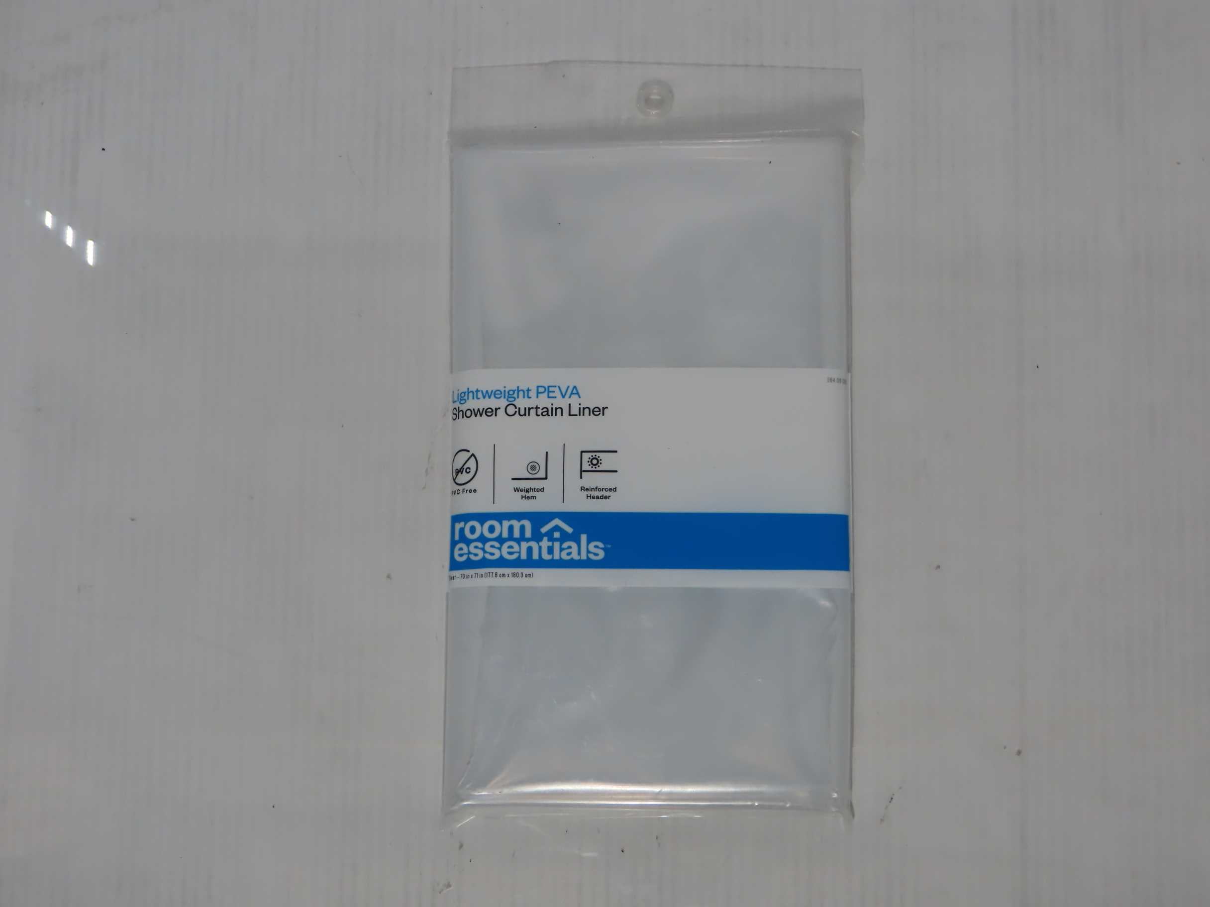 PEVA Light Weight Shower Liner Clear Room Essentials™ BrickSeek