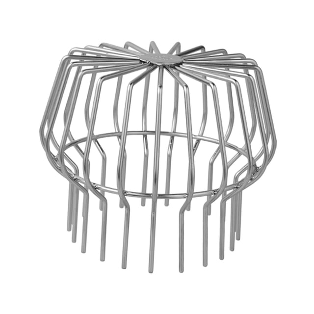 relayinert Gutter for Leaf Guard Round Weatherproof Rust Resistant 4 Clogging Anti Strainer Filter inch Silver 6 inch