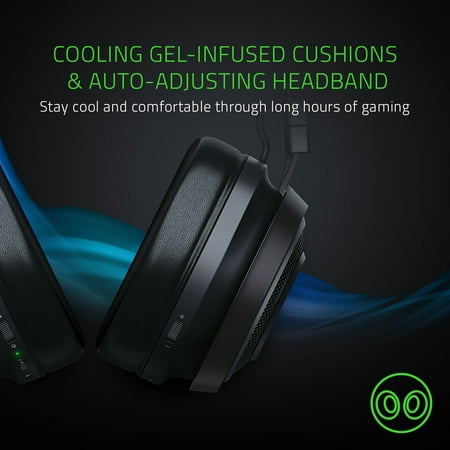 Razer - Nari Ultimate Wireless THX Spatial Audio Gaming Headset for PC, PS5, and PS4 - Gunmetal