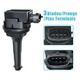 thumbnail image 2 of Premium Ignition coils 5 Pack for Volvo C70 S60 S70 S80 V70 XC70 XC90 UF341 C1258, 2 of 7