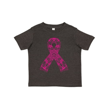 

Inktastic Breast Cancer Awareness Pink Mandala Ribbon Gift Toddler Boy or Toddler Girl T-Shirt