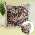thumbnail image 4 of Fundas de almohada con borlas de 18 x 18 pulgadas, fundas de almohada de jacquard suave para decoraciones de otoño, funda de cojín para sofá, silla, dormitorio, 4 of 5