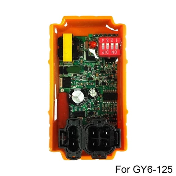 6 Pin Adjustable AC CDI Motorcycle Ignition Box Fit CG125 Models, Engine High Voltage Pack CDI Ignition Coil, for Most Motorcycles Dirt Bike Scooter Go Kart Powersports