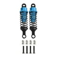 thumbnail image 4 of MERIGLARE 4x Shock Absorbers 1/12 1/16 Scale Metal Replacement Sturdy Upgrade Parts 55mm Dampers RC Shocks for D90 MN82 MN98 MN99S C24 , Blue, 4 of 8