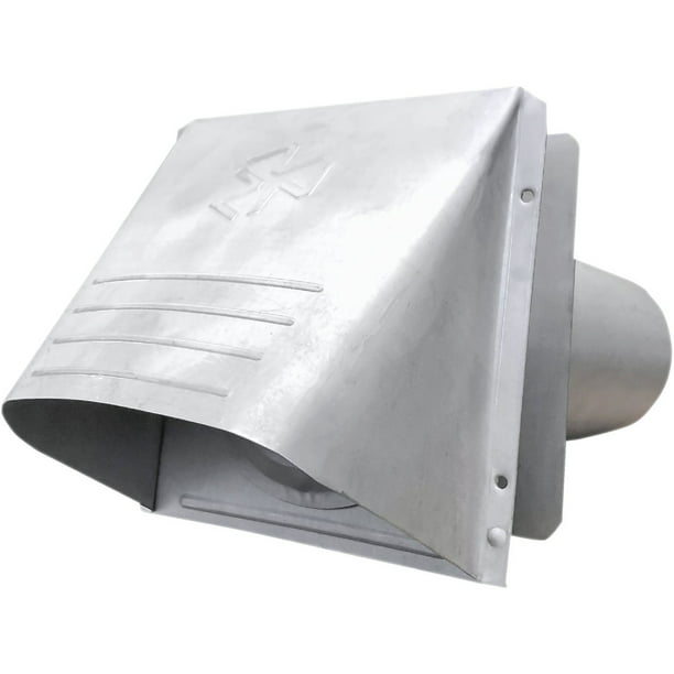 Builder's Best P-Tanium 4 In. Galvanized Wide Mouth Dryer Vent Hood 110889