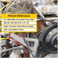 thumbnail image 4 of Kit ajustable de soporte de alternador para Chevy SBC 305 327 350 383 5.0L 5.7L V8 bomba de agua larga de ocho cilindros, 4 of 5