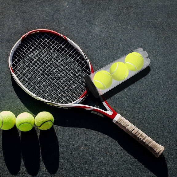 RENACLIPY 5-Pack Clear Reusable Tennis Holders Sports Containers for Indoor and Outdoor Use
