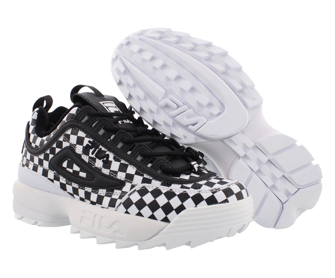Checkered fila shoes sale