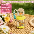 thumbnail image 2 of Whale Fountain Tumbler with Handle for Toddlers, 220ML Spill Proof Sippy Cups with Straw, Cute Diving Water Bottle for Kids Home School Travel, 2 of 7