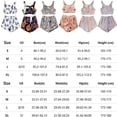 thumbnail image 4 of Halloween Under $ 10 Women Pajama Sets Women Cute Print Vest and Shorts Set Pajama Loungewear Casual Orange Pajama, 4 of 6