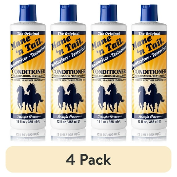 (4 pack) Mane 'n Tail Original Formula Conditioner 12 oz – Strengthens, Moisturizes & Helps Prevent Breakage for a Healthier, Longer Mane and Tail