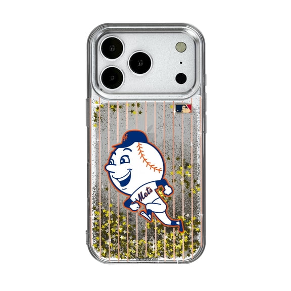 New York Mets 2014 Cooperstown Pinstripe iPhone Glitter Case