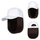 thumbnail image 2 of NEW! Baseball Cap With Hair Extensions Straight Short Bob Hairstyle Adjustable Removable Wig Hat 7.9inch For Woman Girl Beauty Personal Care, 2 of 5