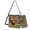 Aztec Highland Cow Sunflower, variant on Retro Butterfly Floral Print Shoulder Bag with Leather Wallet for Women Lightweight Crossbody Hobo Bag with Wallet Set Casual Leather Crossbody Handbag with Wrist Wallet for Daily Use