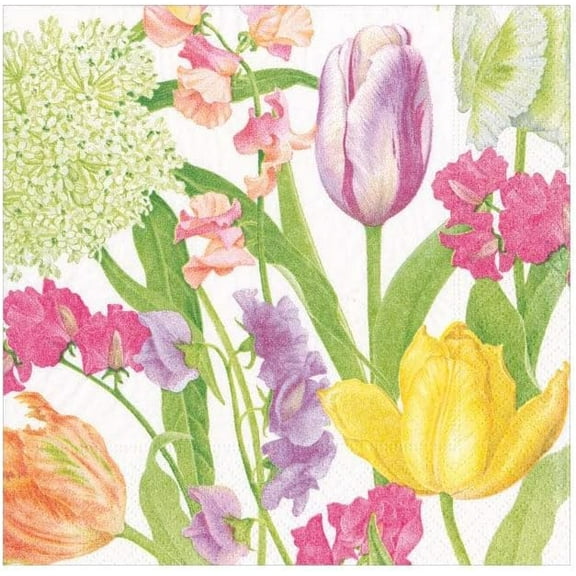 Spring Flower Show Cocktail Napkins