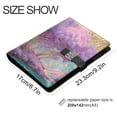 thumbnail image 3 of Leather Notebook with Pen Holder Writing Notepad Includes 100 Pages Lined Journal Purple Trees, 3 of 6