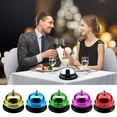 thumbnail image 5 of Hotel Multi-color Summoning Bell Kitchen Call Bell Desk Dining Bell Table Counter Reception Festival Bells BLUE, 5 of 8