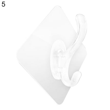 

xinhuadsh Transparent Strong Stick Hook Seamless for House Detachable
