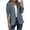 Light Blue, variant on Women's Open Front Blazer with Shoulder Pads Long Sleeve Lightweight Suit Jacket Business Office Work Professional Blazer