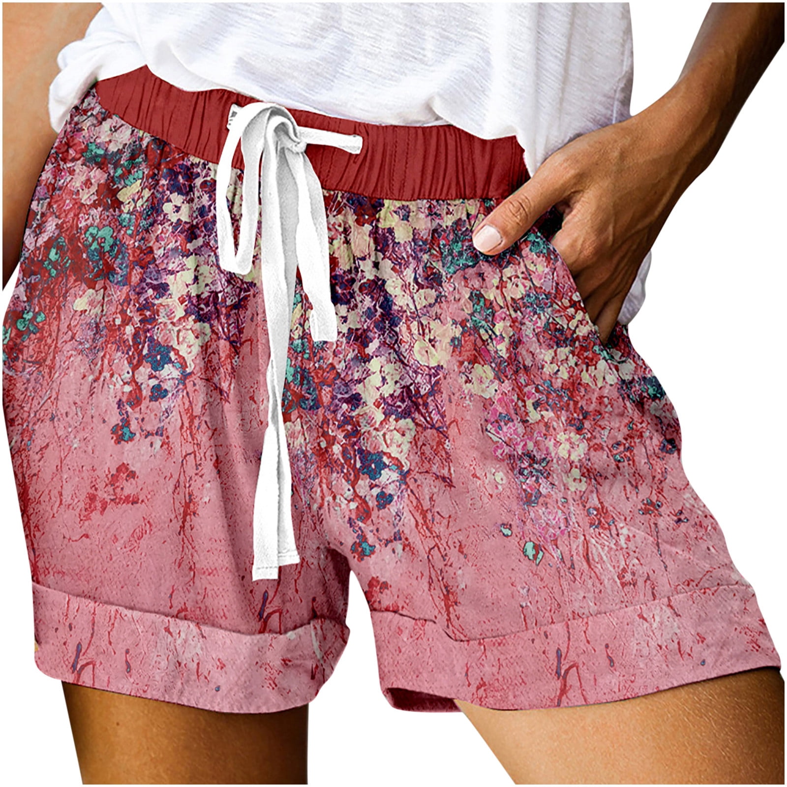XZTZ Womens Cotton Shorts Yoga Pants 