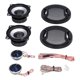 thumbnail image 1 of Altavoz Tweeter tipo cúpula zhang ming 120W sonido estéreo claro Crossover Universal integrado, 1 of 5