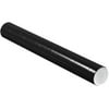 3 x 36 Mailing Tubes with End Caps - Midnight Black (480 Qty.)