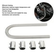 thumbnail image 4 of Kit de Tuyau de Refroidisseur Flexible en Acier Inoxydable pour Refroidissement Universel du Moteur 48 Pouces, 4 of 7