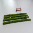 thumbnail image 6 of LeeQinersw Miniature Grass Tufts Artificial Grass Strip for Model Railroad Fairy Garden spring green, 6 of 9