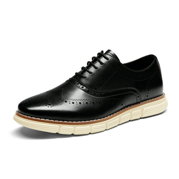 Bruno Marc Men's CrossFlex Dress Sneakers Wingtip Derby Casual Oxford Formal Shoes